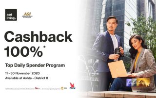Cashback 100%* Top Daily Spender Program