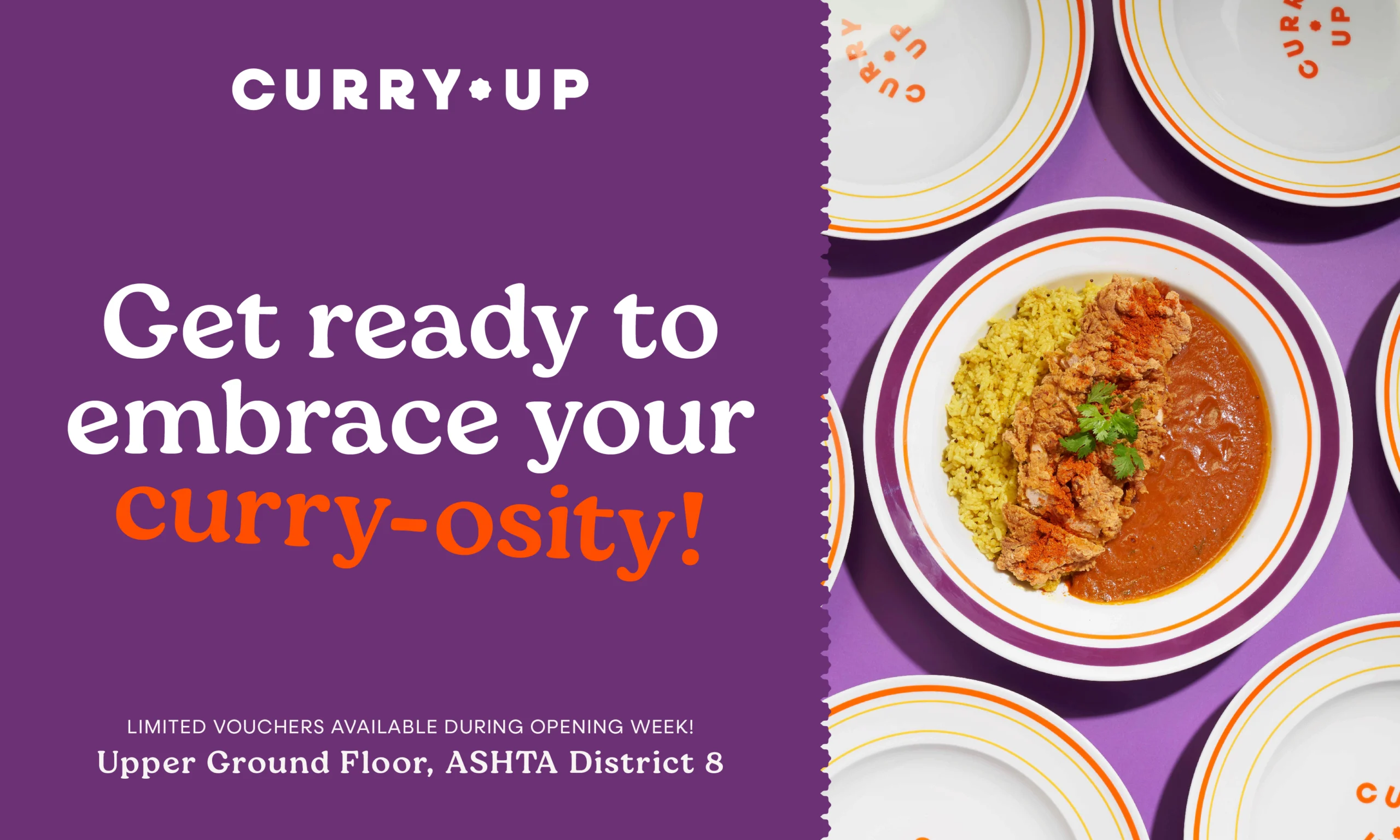 NOW OPEN: CURRY UP!