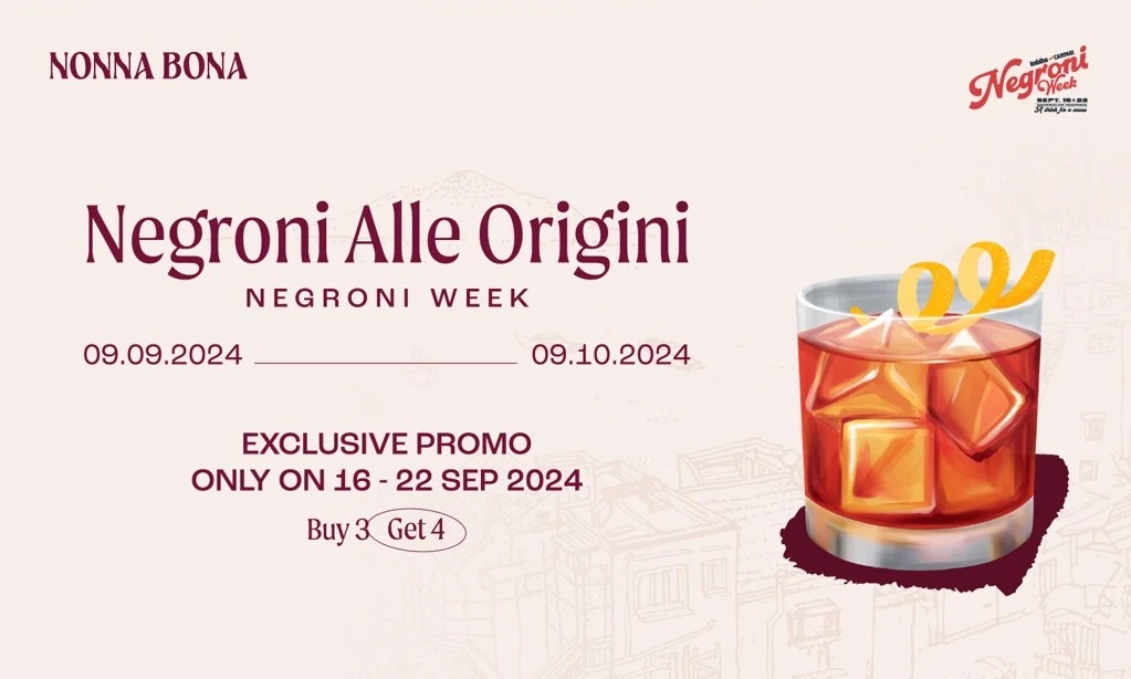 Negroni alle Origini at Nonna Bona