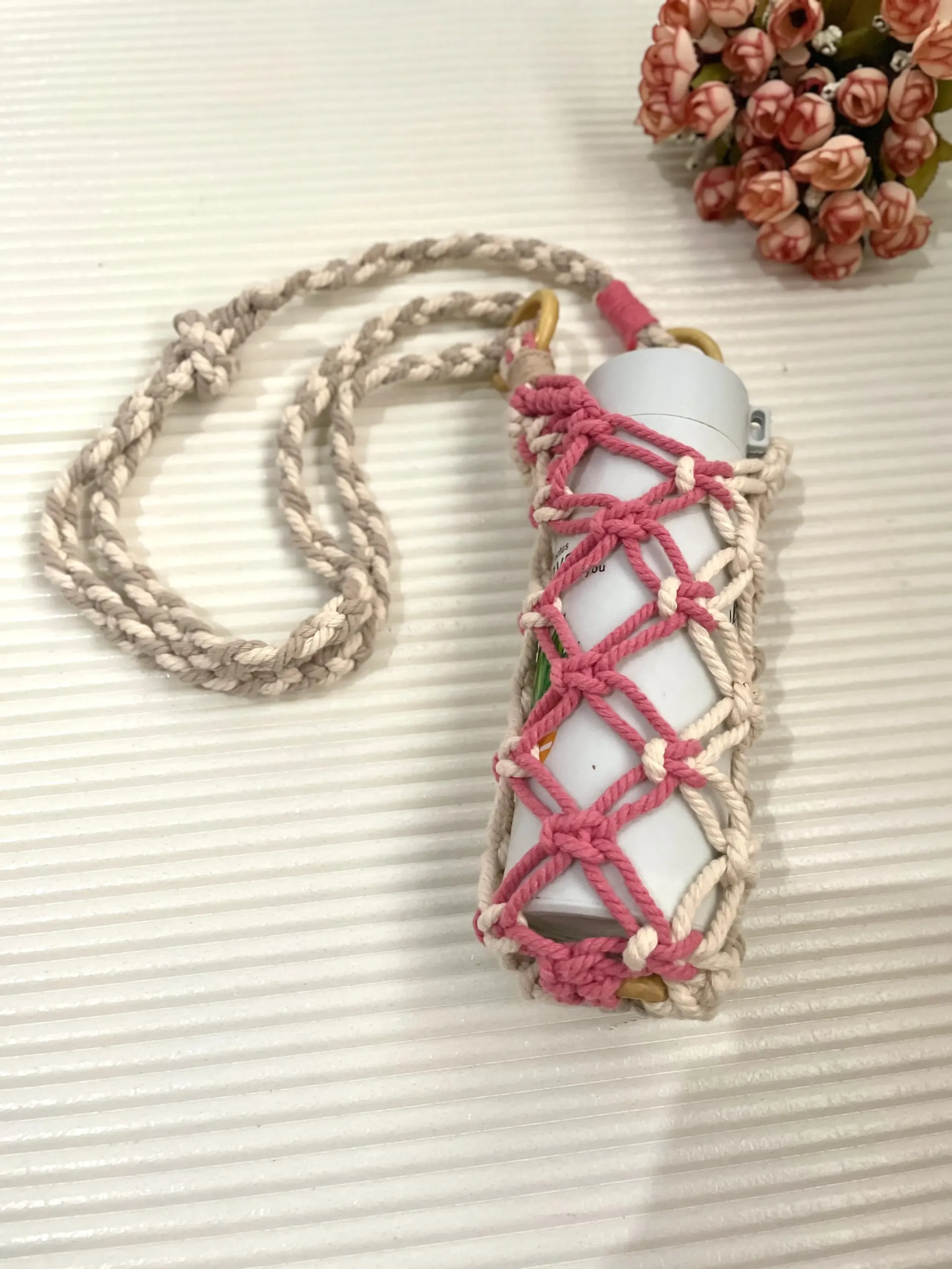 Macrame Bottle Holder