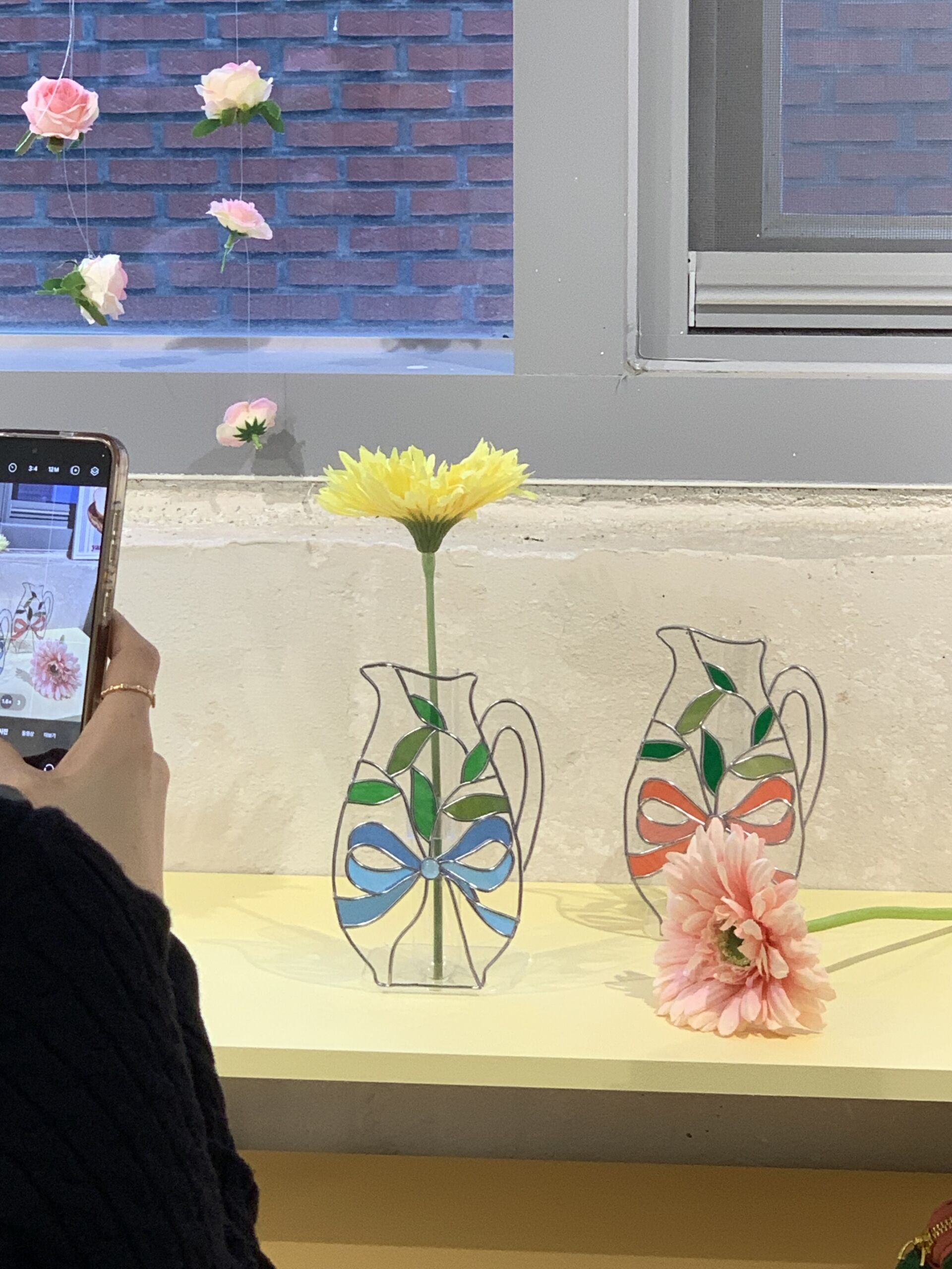 IMG_0930 Glass Art Flower Vase