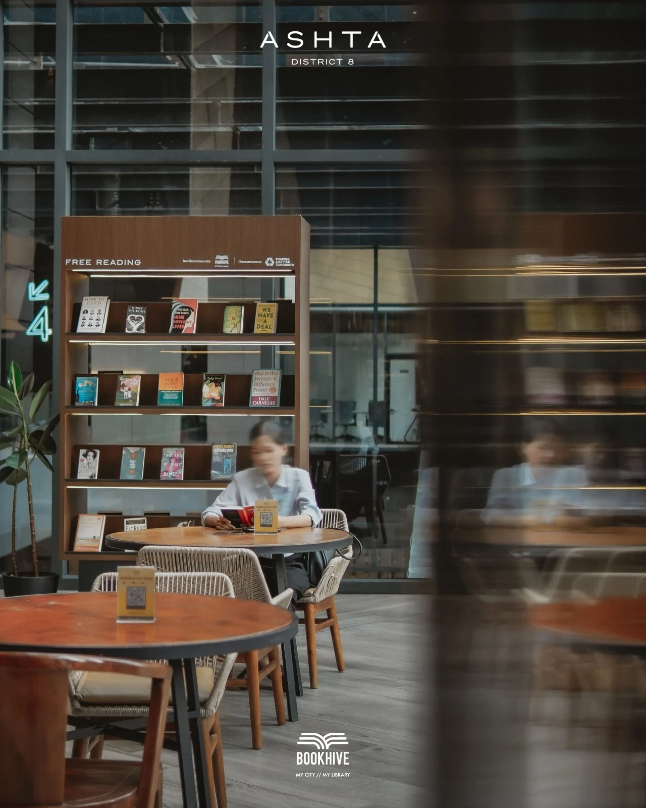 ASHTA District 8 Becomes the First Mall to Build a Free Reading Space