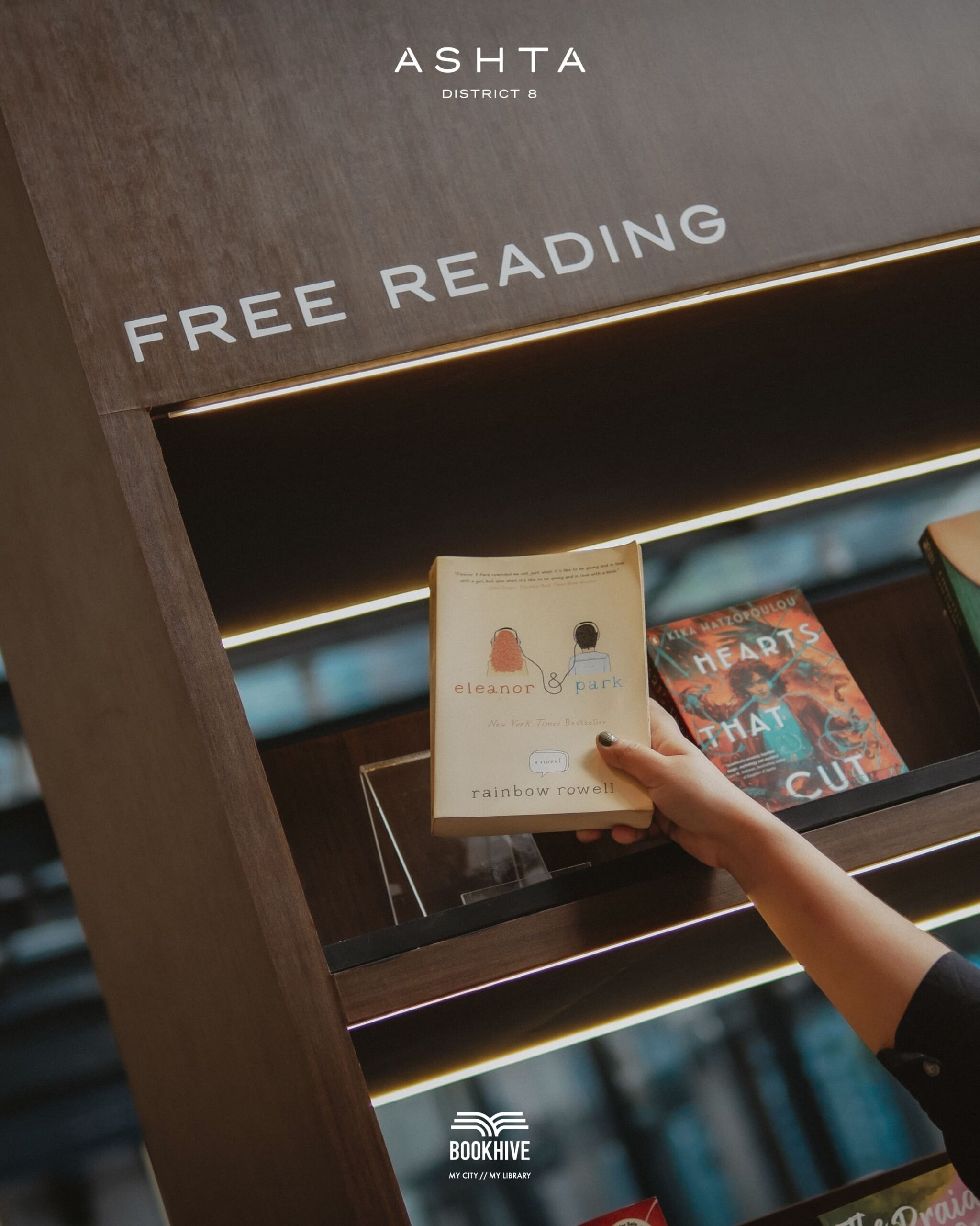 ASHTA District 8 Becomes the First Mall to Build a Free Reading Space